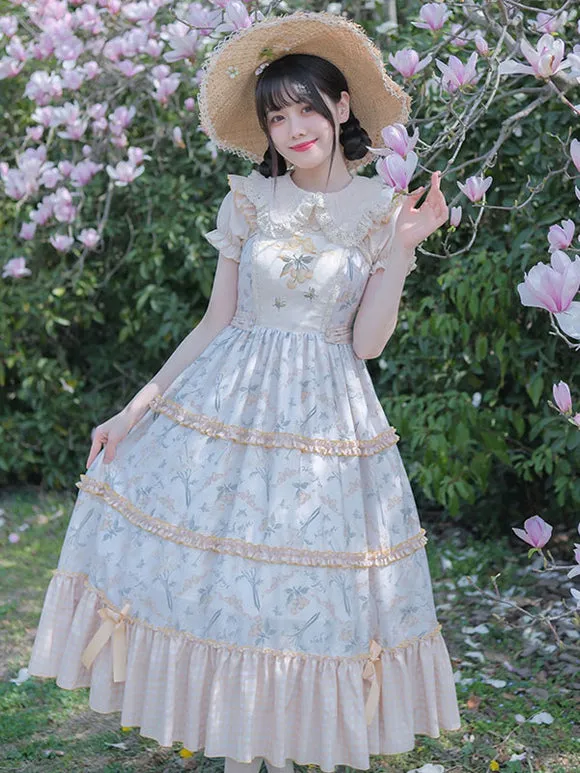 Sweet Lolita Dress Polyester Sleeveless Jumper Lolita Dress