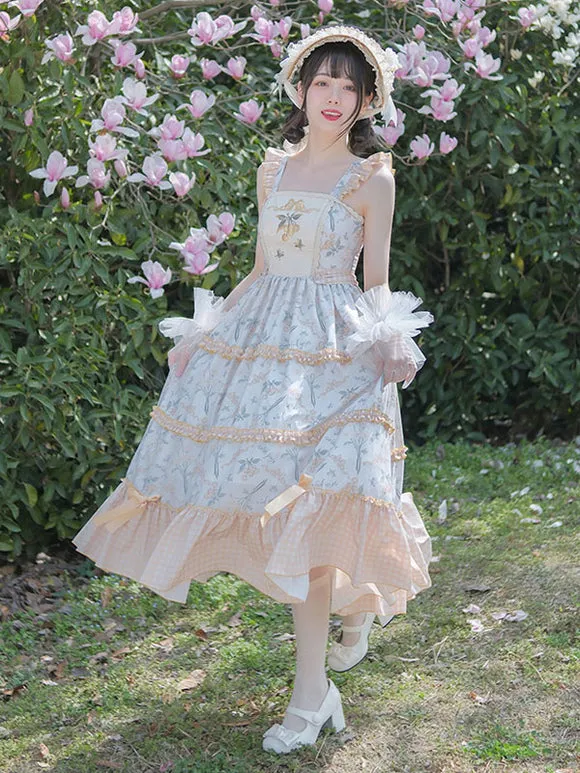 Sweet Lolita Dress Polyester Sleeveless Jumper Lolita Dress