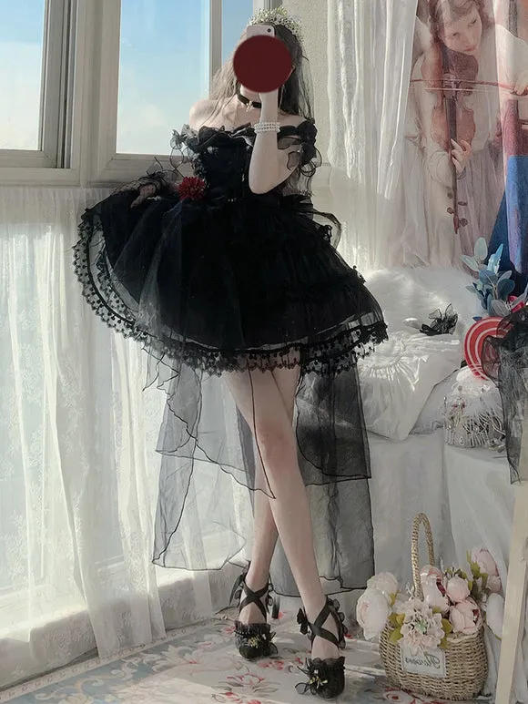 Sweet Lolita Dress Polyester Sleeveless Jumper Lolita Dress