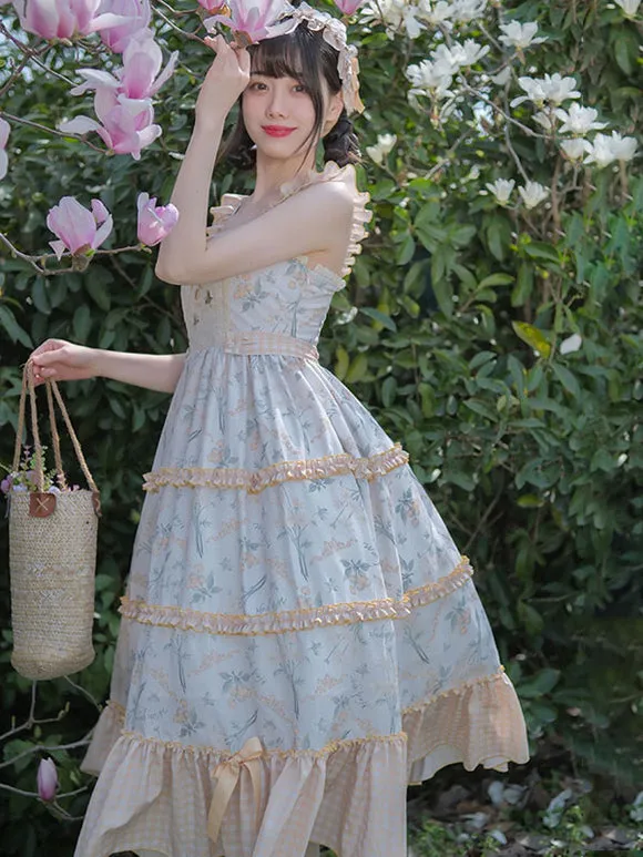 Sweet Lolita Dress Polyester Sleeveless Jumper Lolita Dress