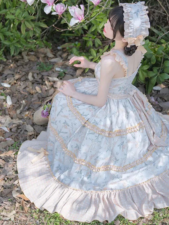 Sweet Lolita Dress Polyester Sleeveless Jumper Lolita Dress