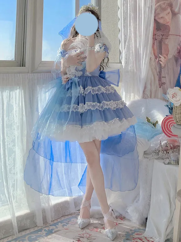 Sweet Lolita Dress Polyester Sleeveless Jumper Lolita Dress
