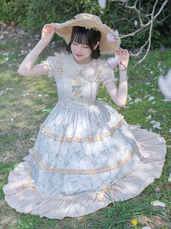 Sweet Lolita Dress Polyester Sleeveless Jumper Lolita Dress