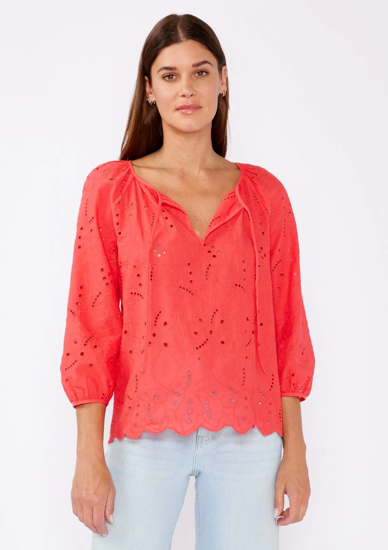 Sweetpea Eyelet Blouse
