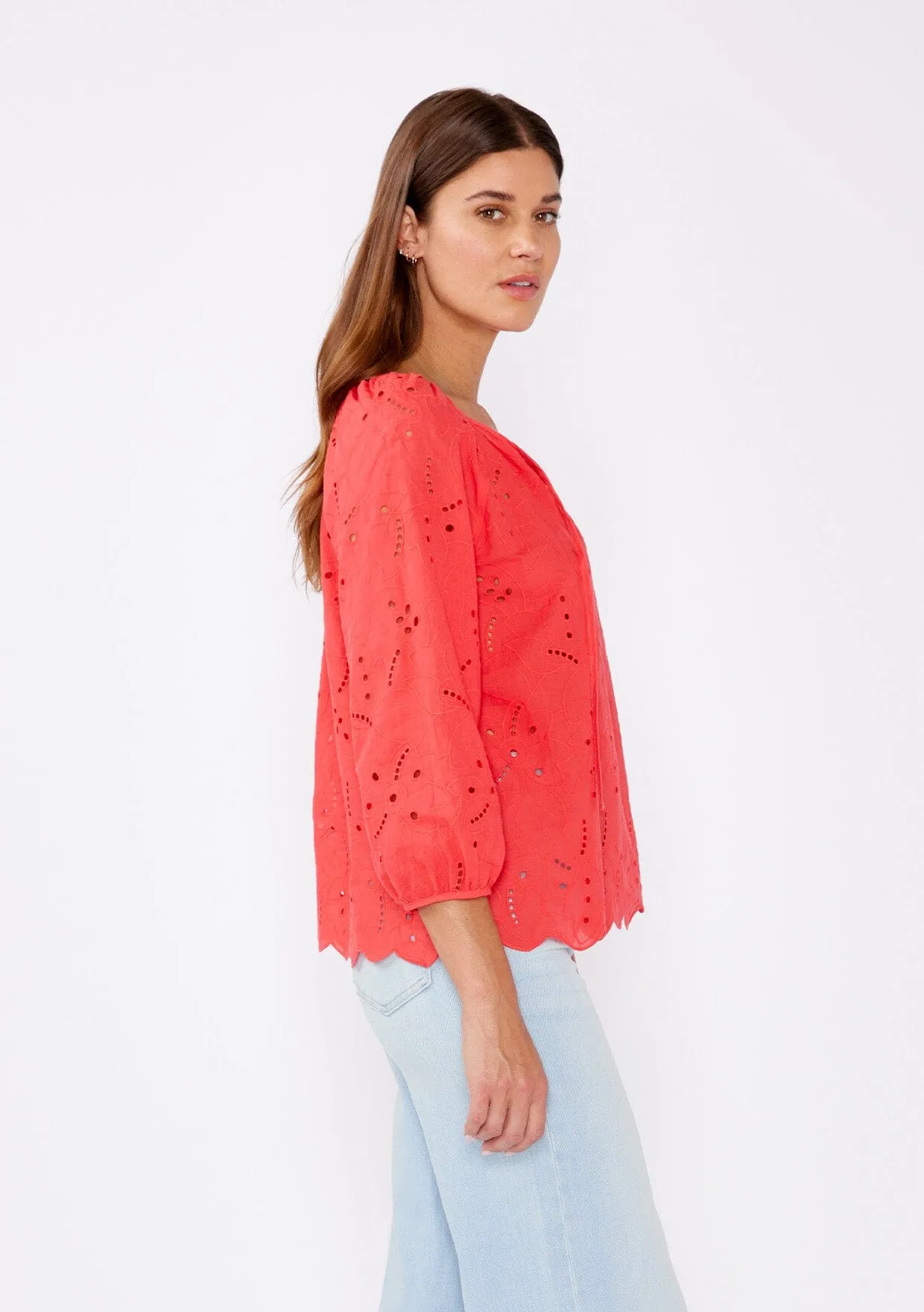 Sweetpea Eyelet Blouse