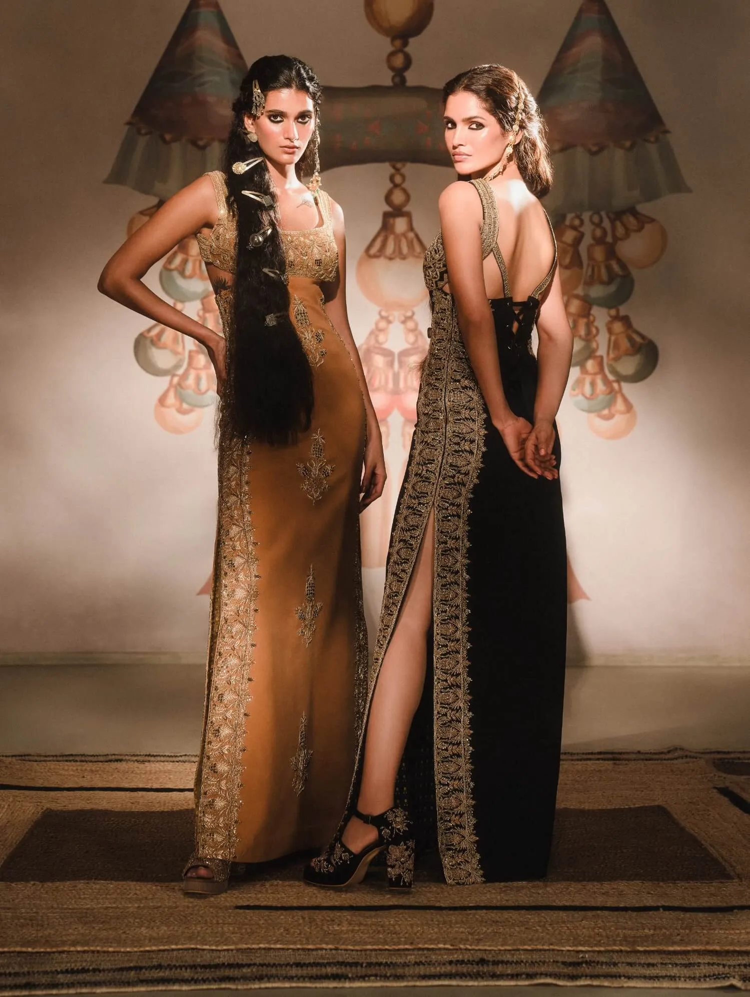 Tan mishti doi gown