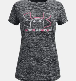 Tech Big Logo Twist Short Sleeve Tee Girls Youth