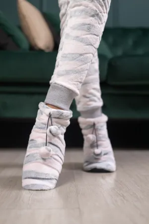 Terry Boots "Gray-pink chinchilla"
