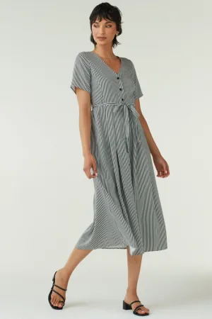 The Button Up Midi Dress
