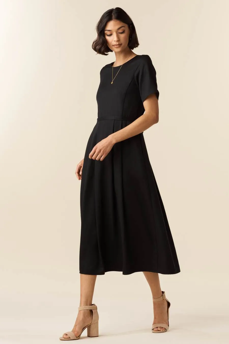 The Button Up Midi Dress