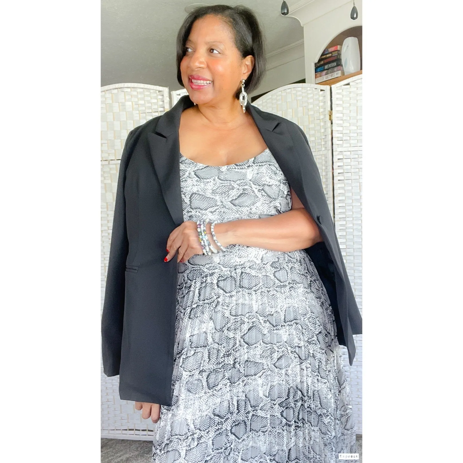 The Coleman Snake Print Dress