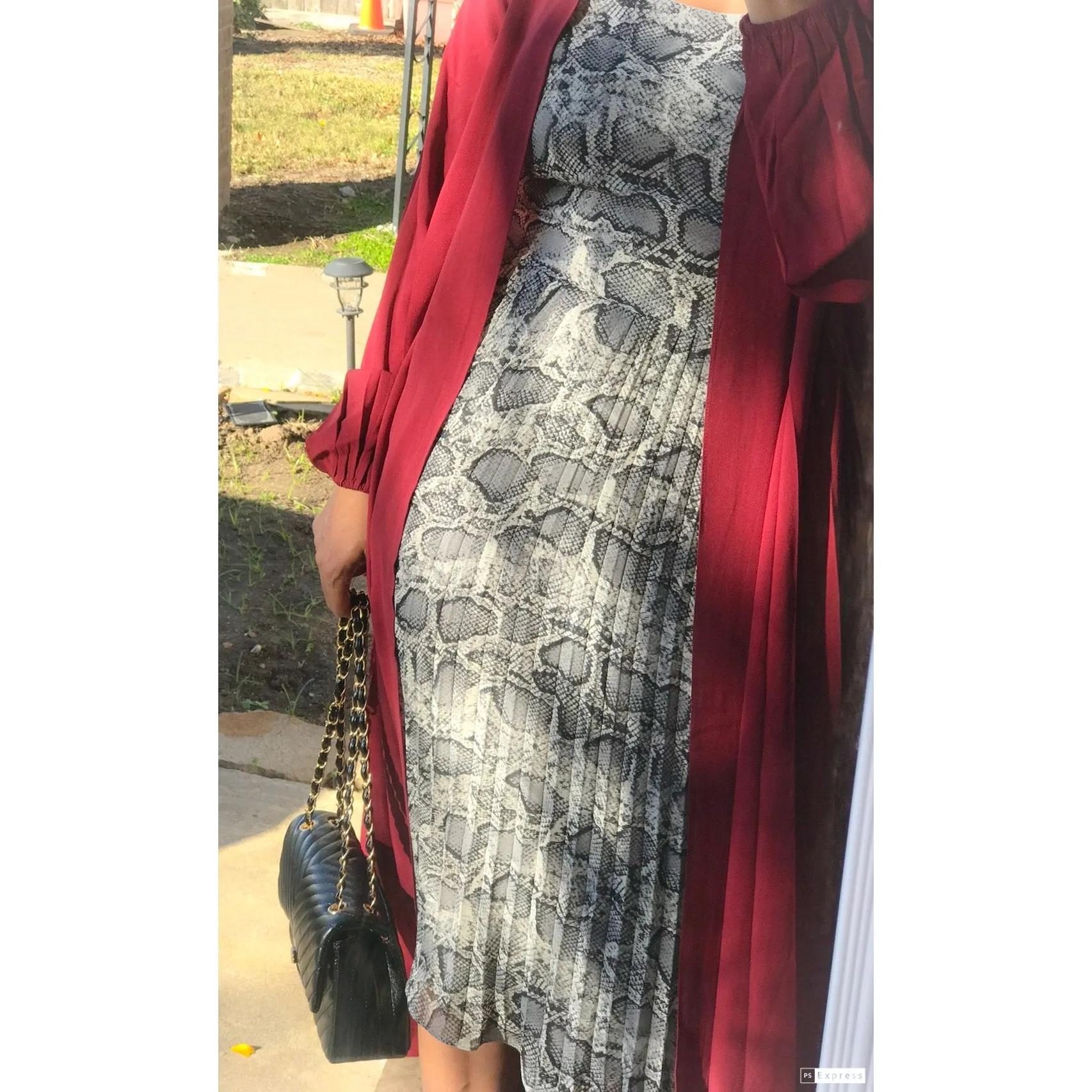 The Coleman Snake Print Dress
