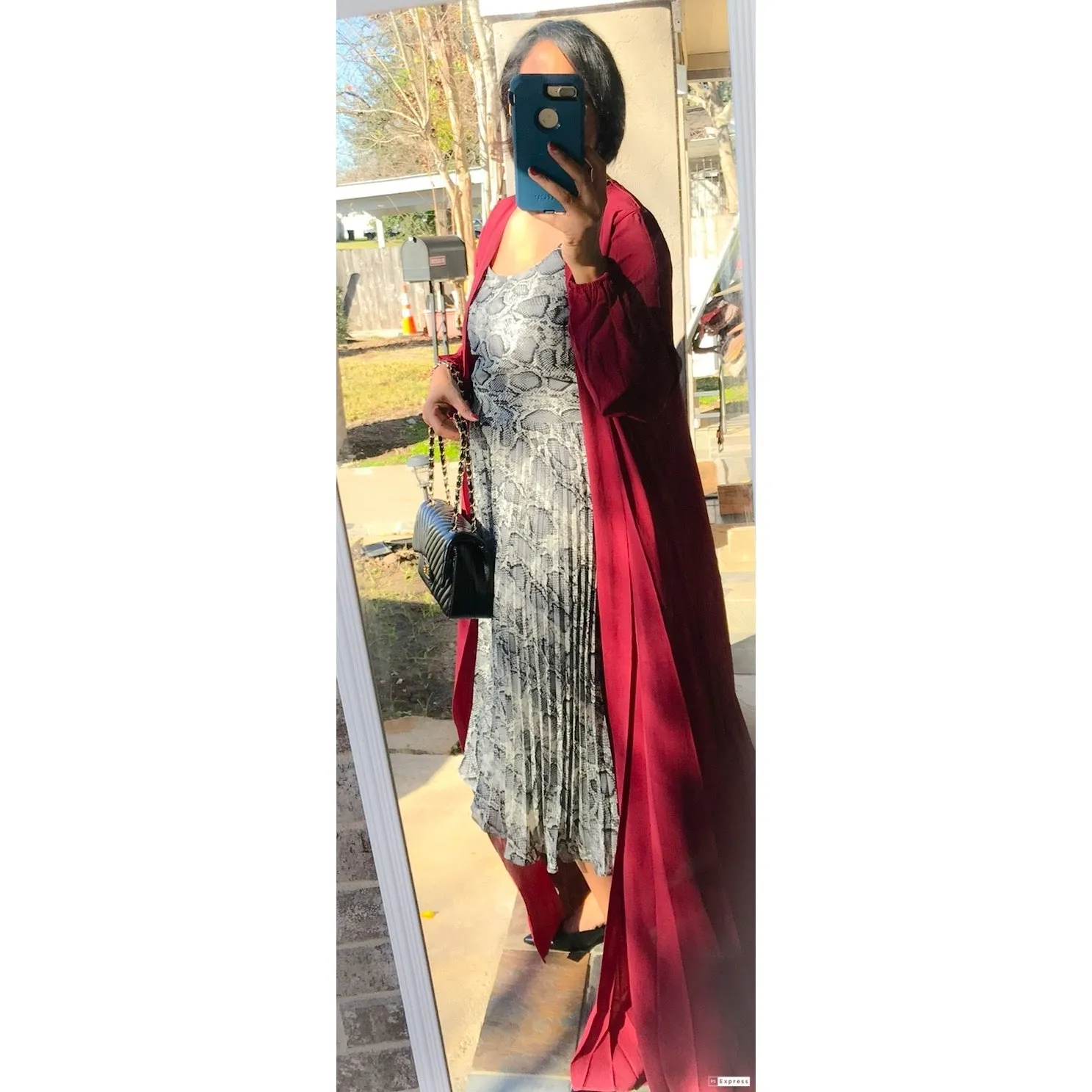 The Coleman Snake Print Dress