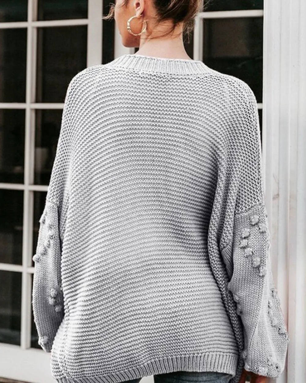 The Elliott Sweater in Gray