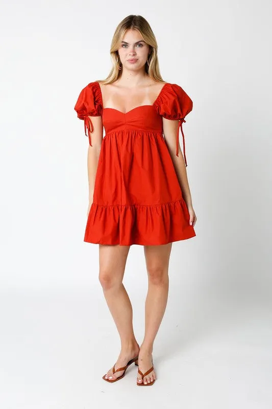 The Kayla dress- Red