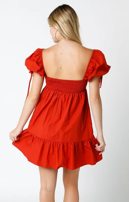 The Kayla dress- Red