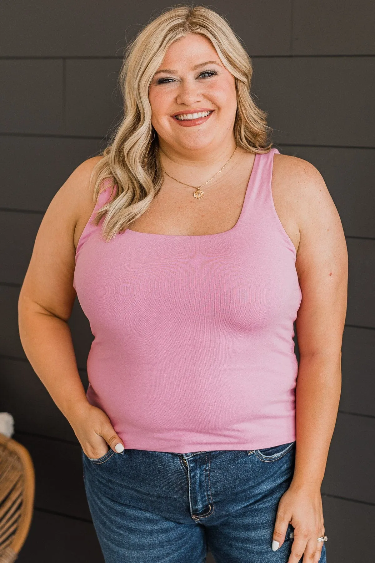 Thread & Supply Forever Favorite Tank Top- Light Pink