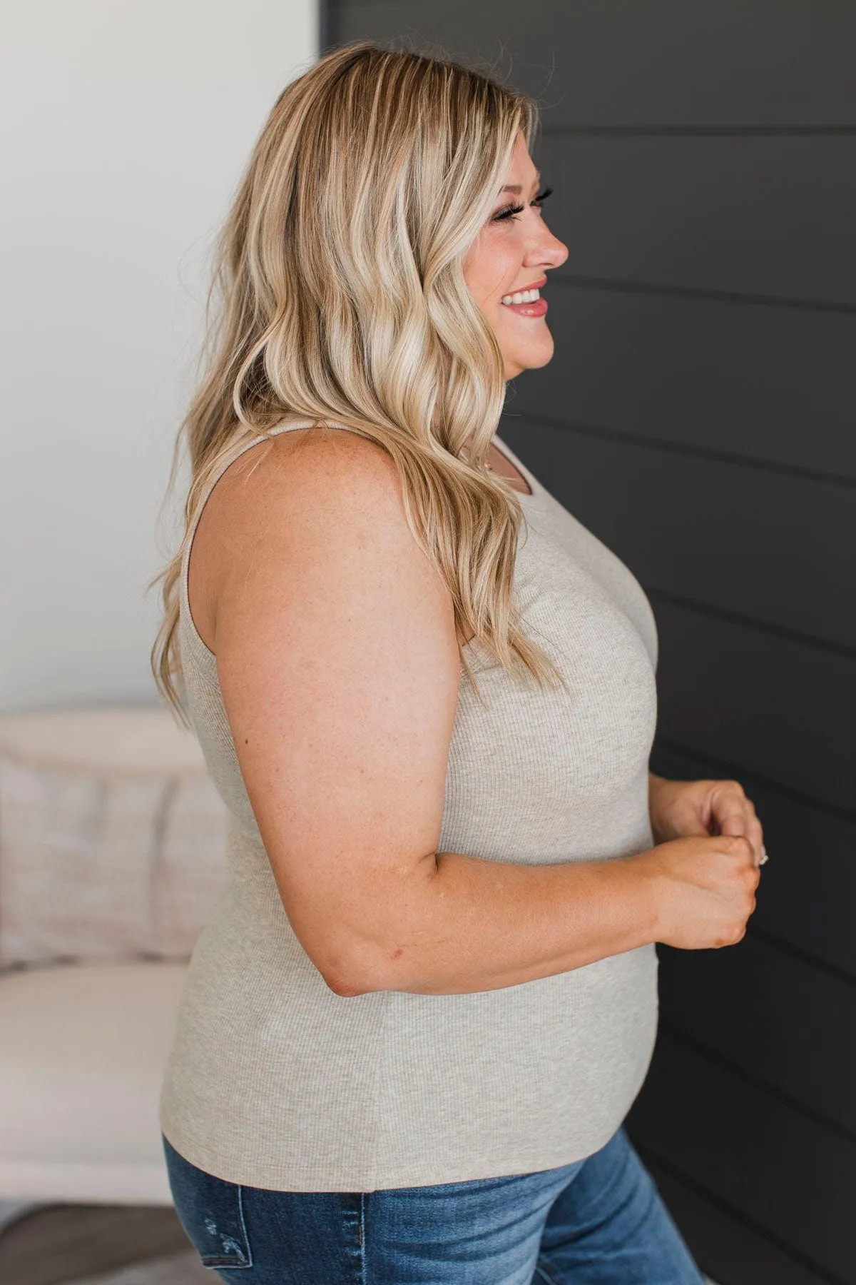 Thread & Supply On The Road Tank Top- Light Mocha