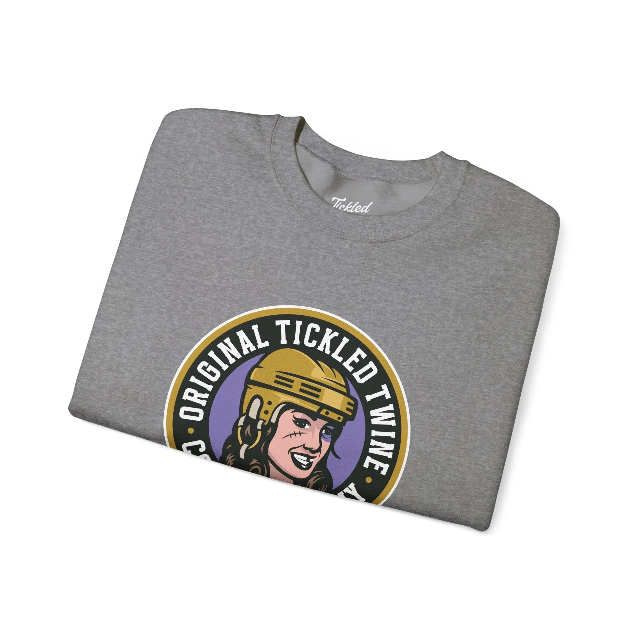 TICKLED TWINE BADGE SWEATSHIRT
