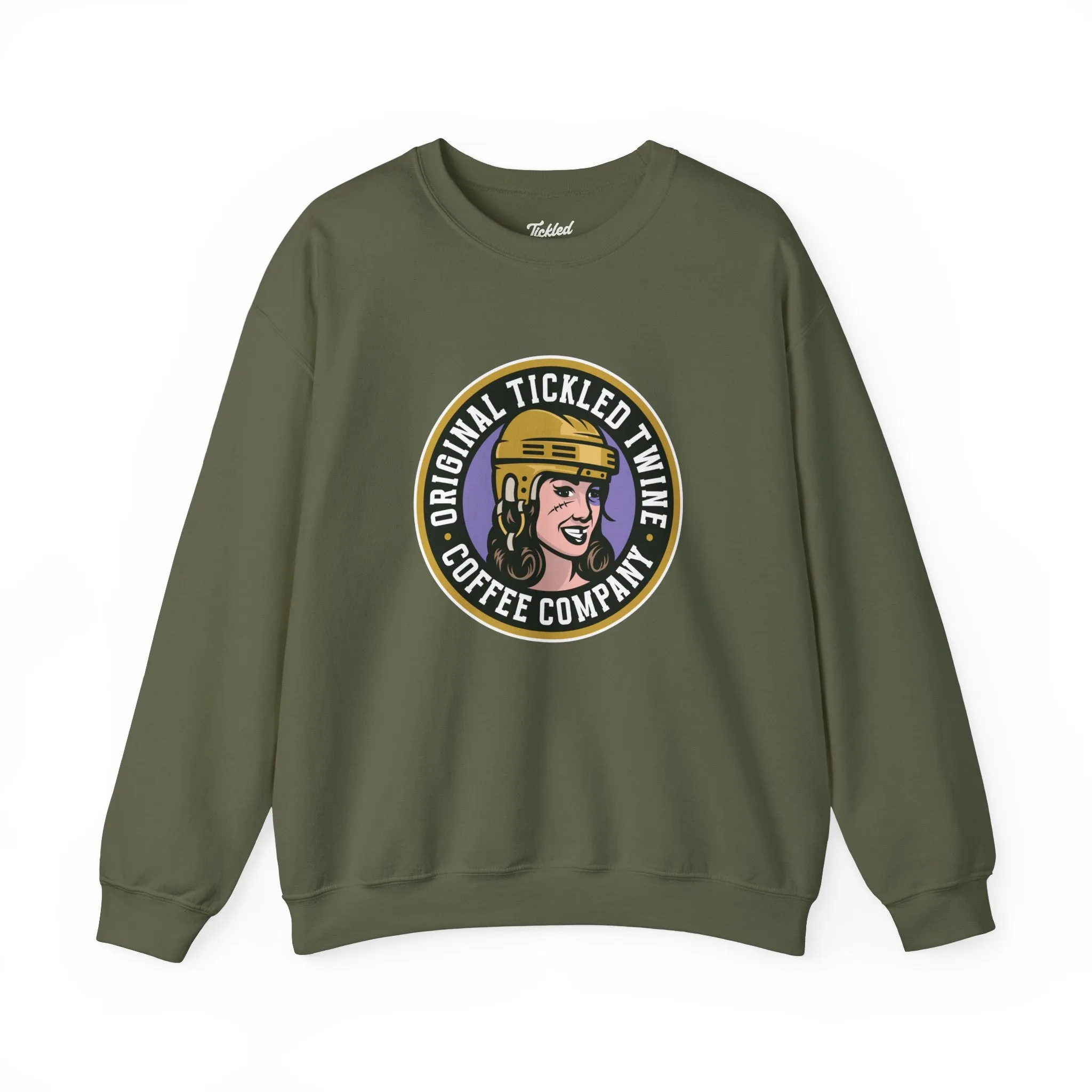 TICKLED TWINE BADGE SWEATSHIRT
