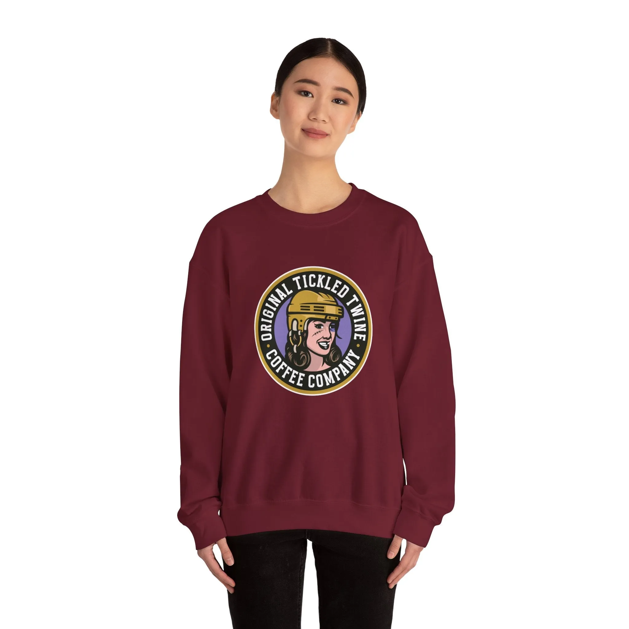 TICKLED TWINE BADGE SWEATSHIRT