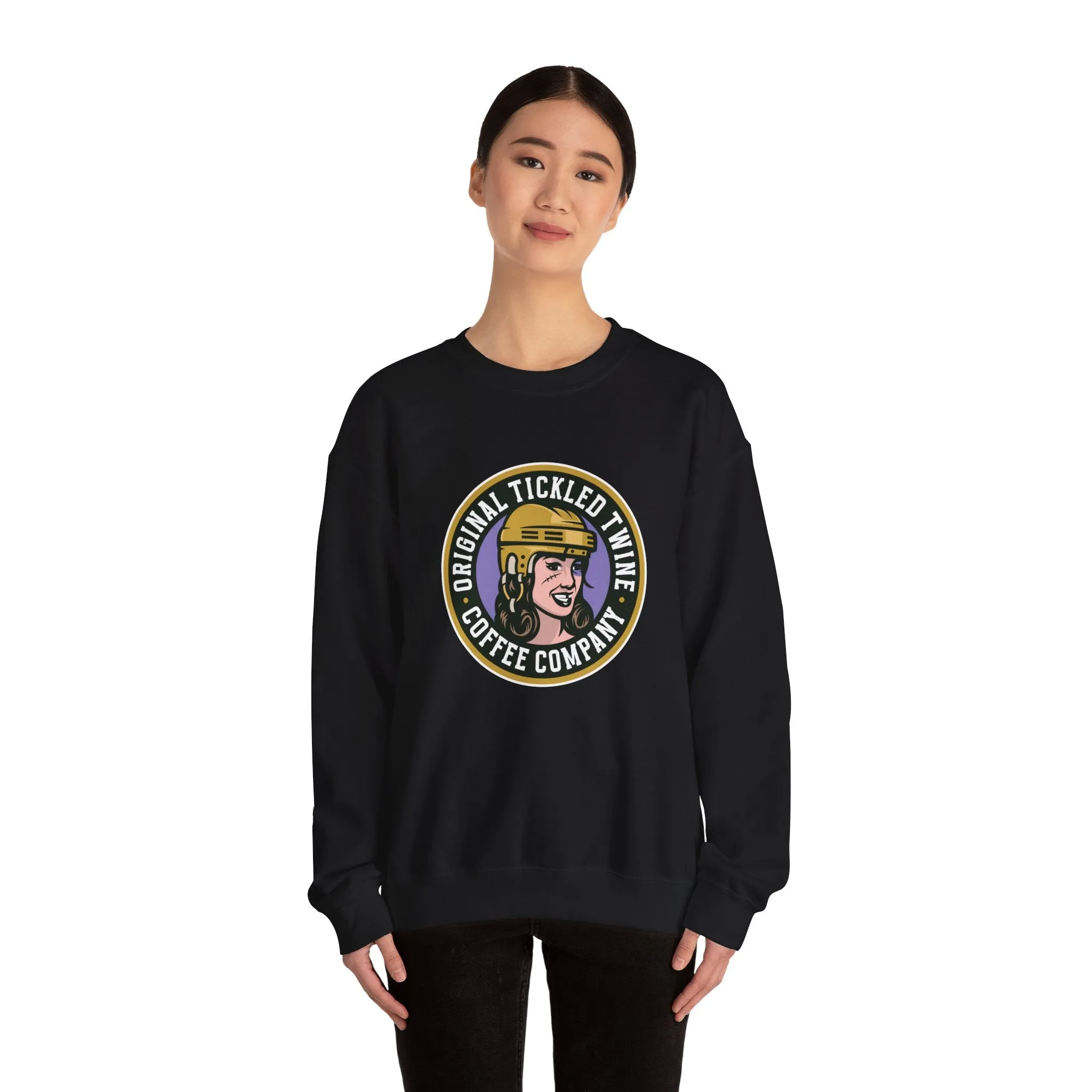 TICKLED TWINE BADGE SWEATSHIRT