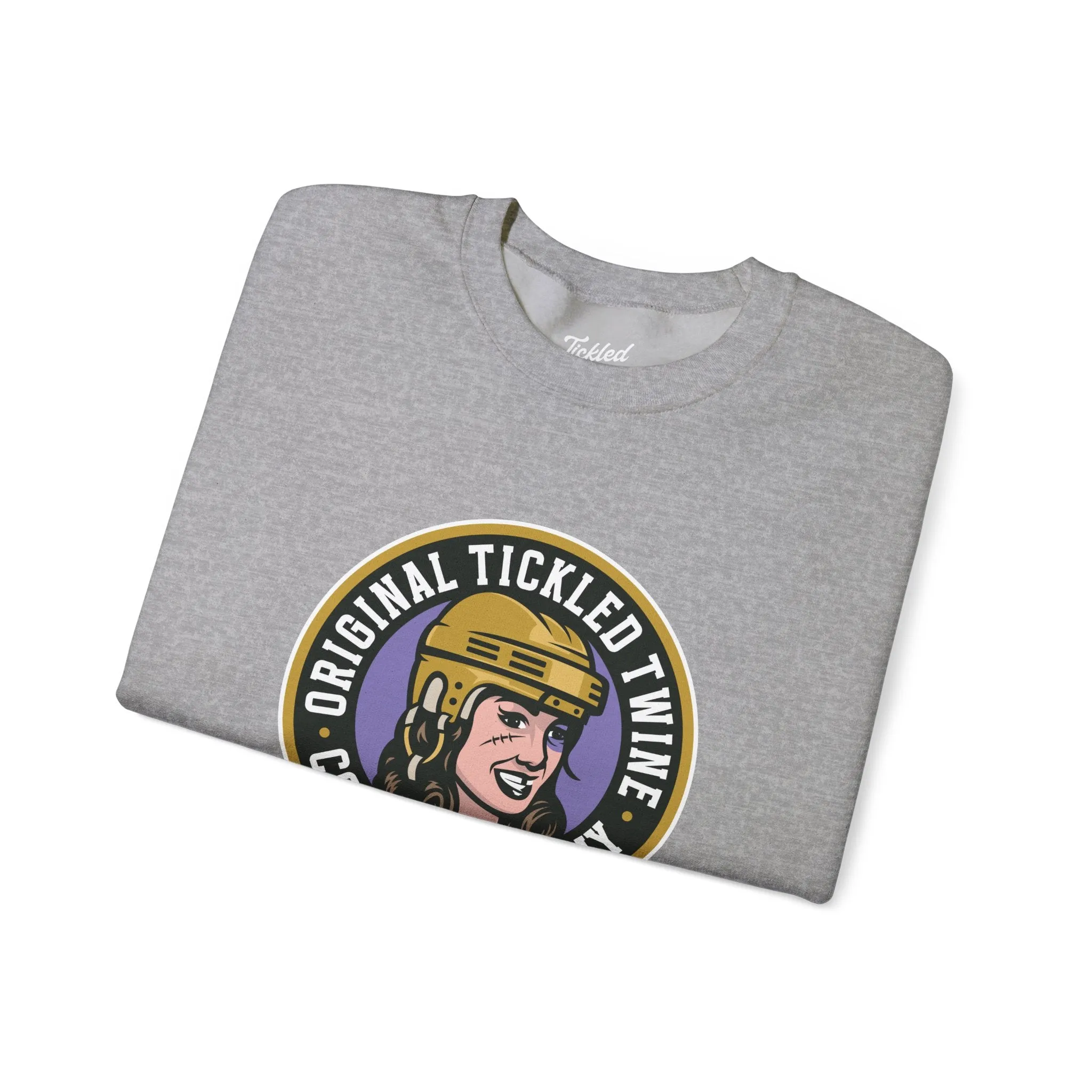 TICKLED TWINE BADGE SWEATSHIRT