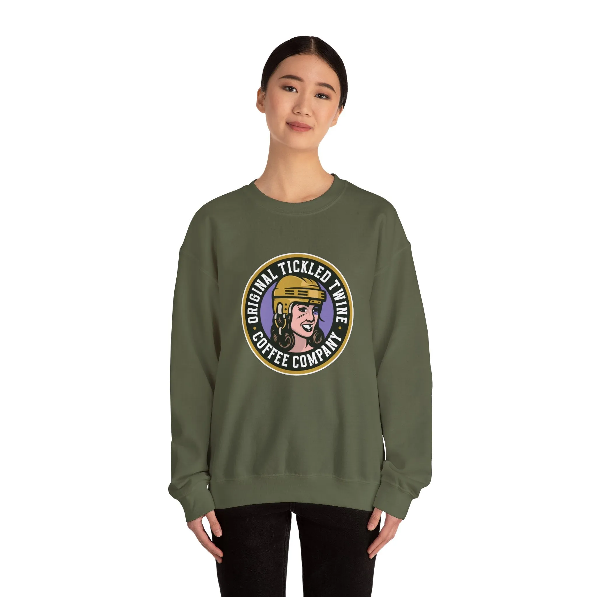 TICKLED TWINE BADGE SWEATSHIRT