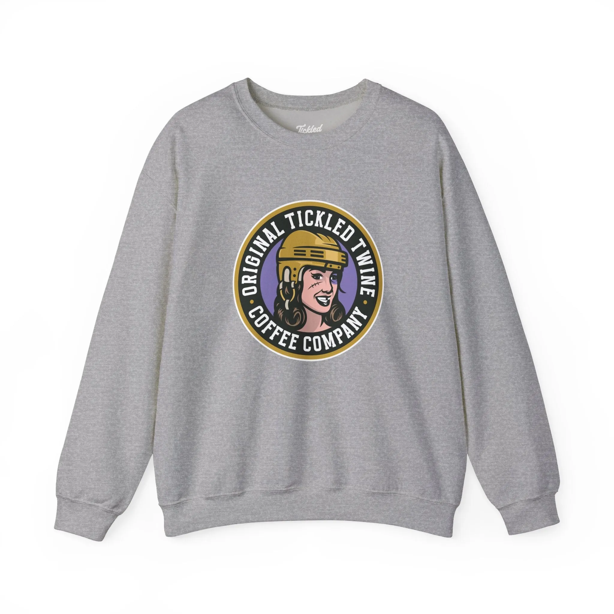 TICKLED TWINE BADGE SWEATSHIRT