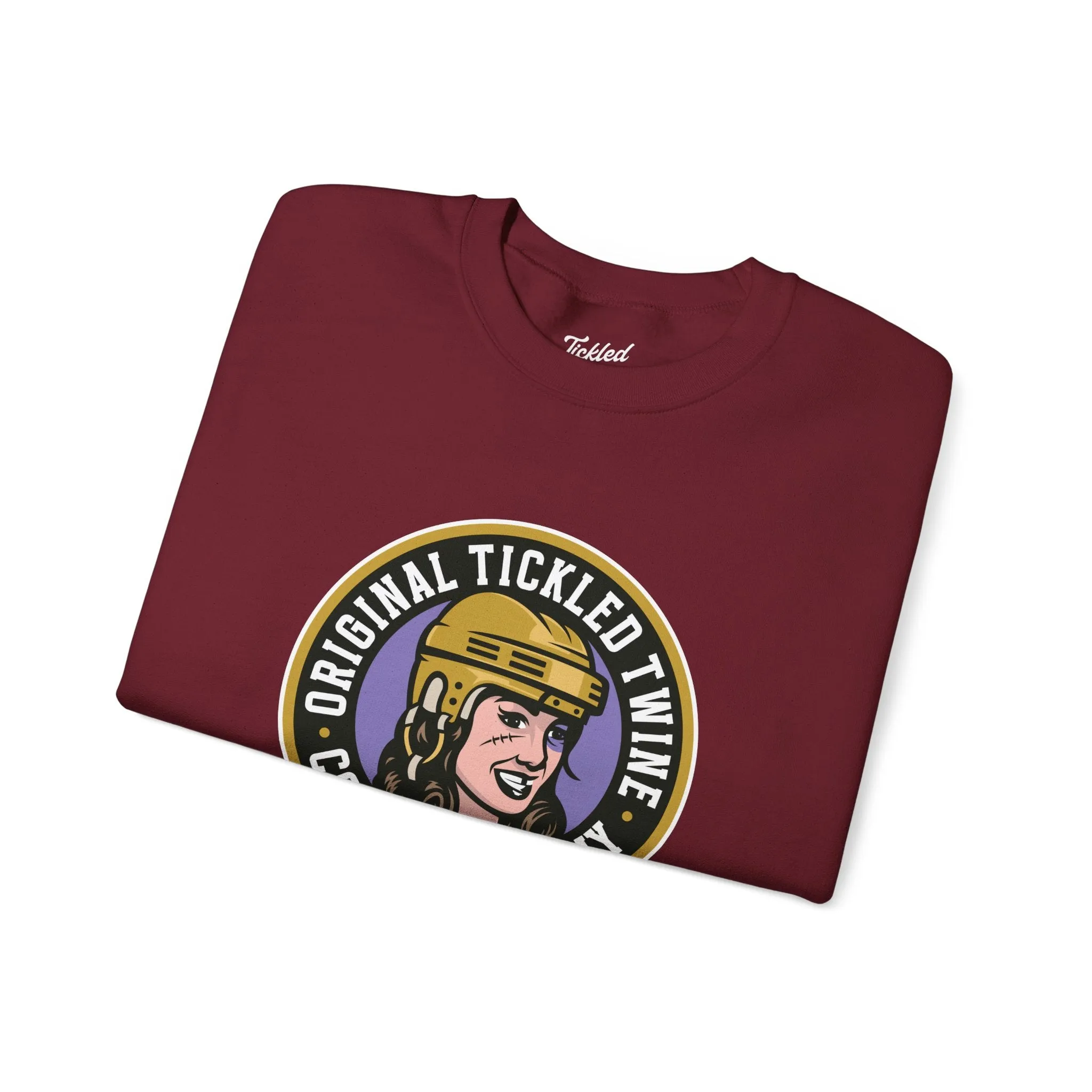TICKLED TWINE BADGE SWEATSHIRT