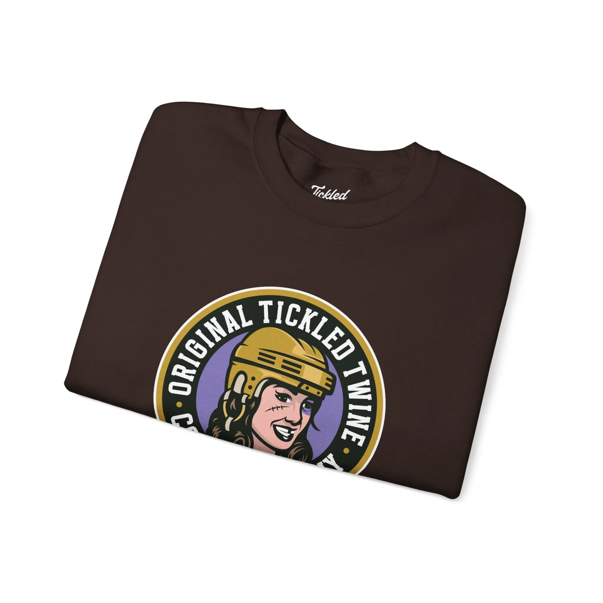 TICKLED TWINE BADGE SWEATSHIRT