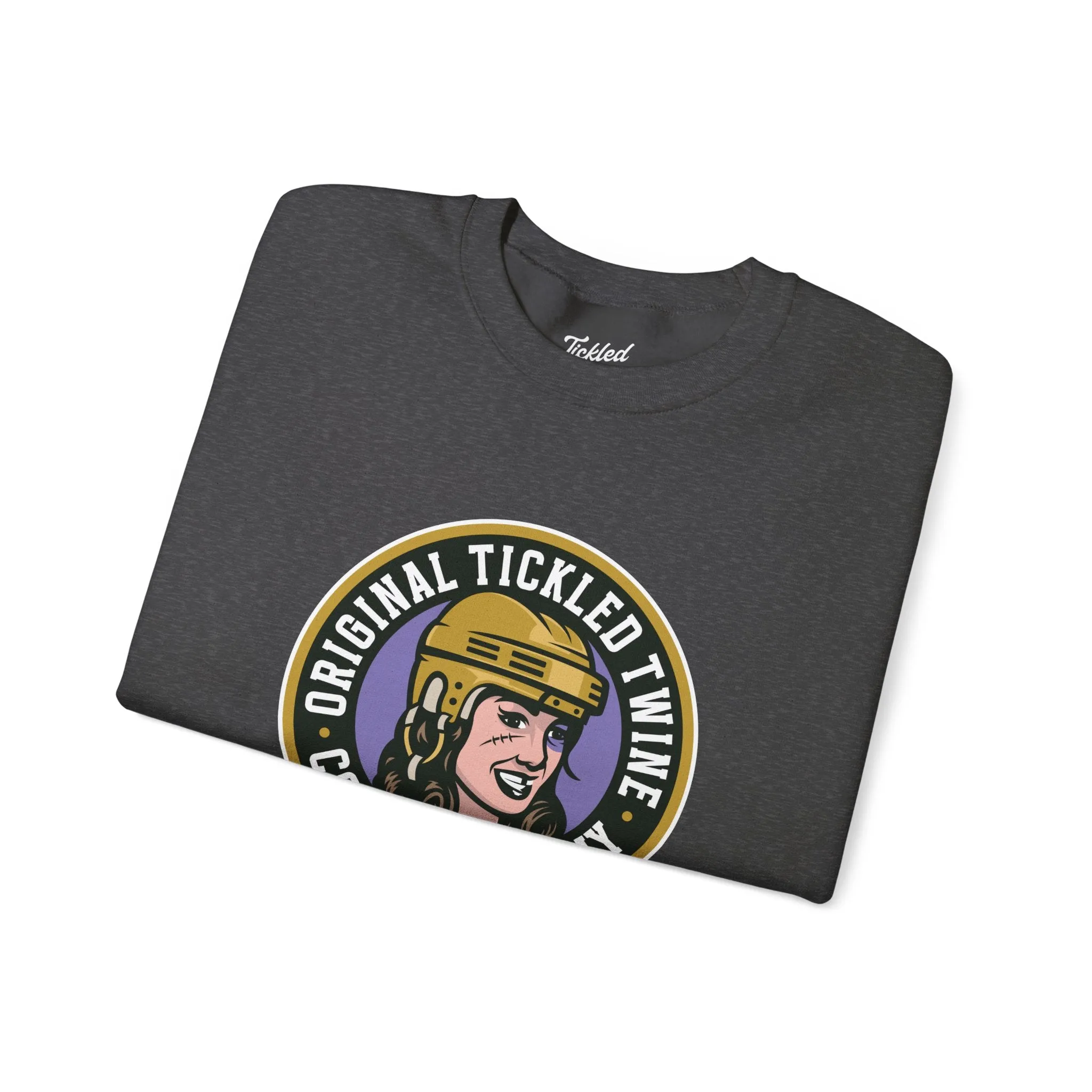 TICKLED TWINE BADGE SWEATSHIRT