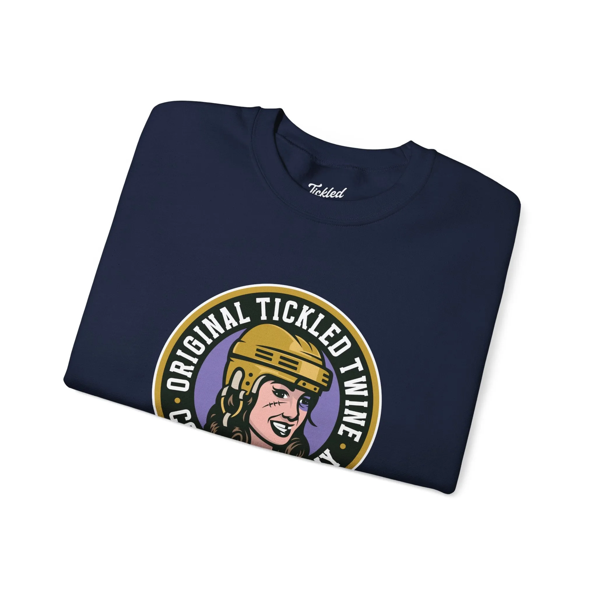 TICKLED TWINE BADGE SWEATSHIRT