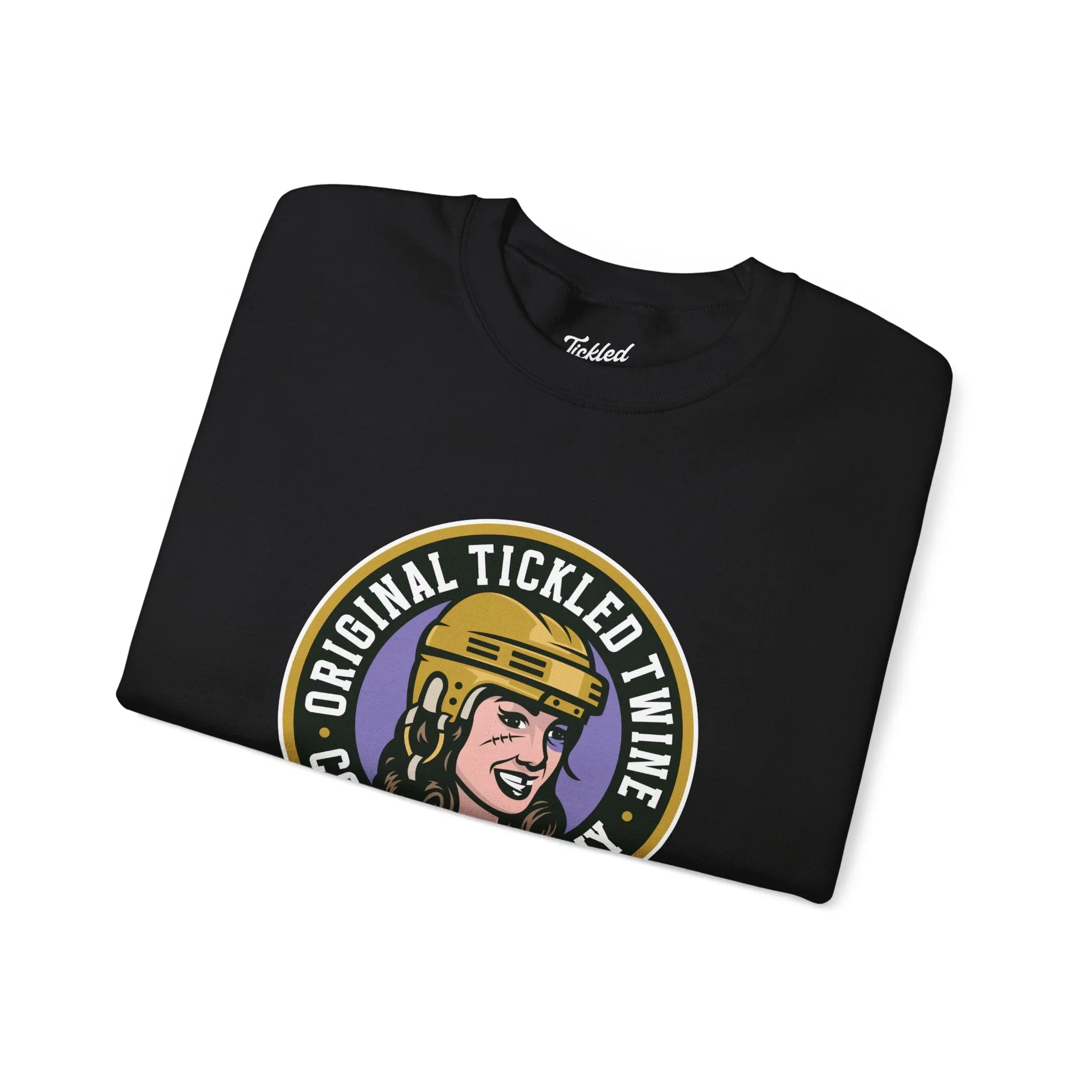 TICKLED TWINE BADGE SWEATSHIRT