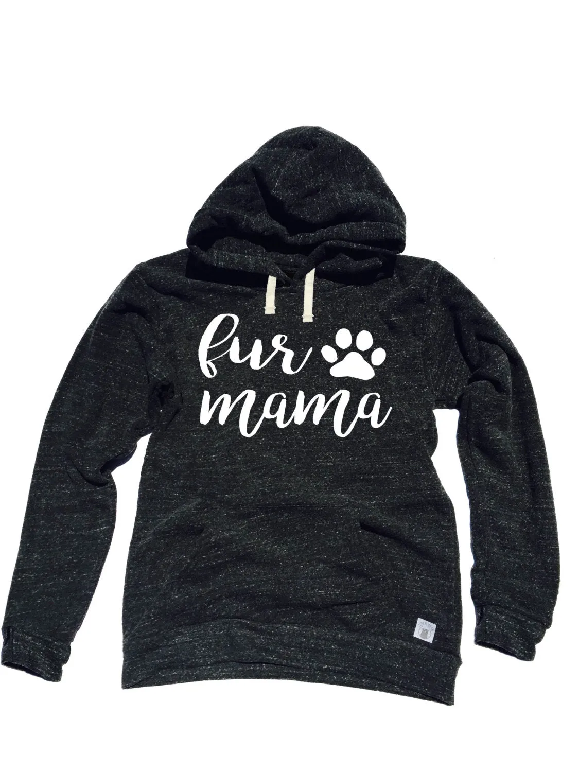 Triblend Fleece Pullover Hoodie Fur Mama Hoodie - Fur Mama Shirt - Dog Mom Shirt - Shirt For Dog - Fur Mom Shirt - Fur Mama Sweatshirt