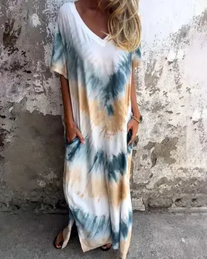 Tyla - Tie Dye Bohemian Dress