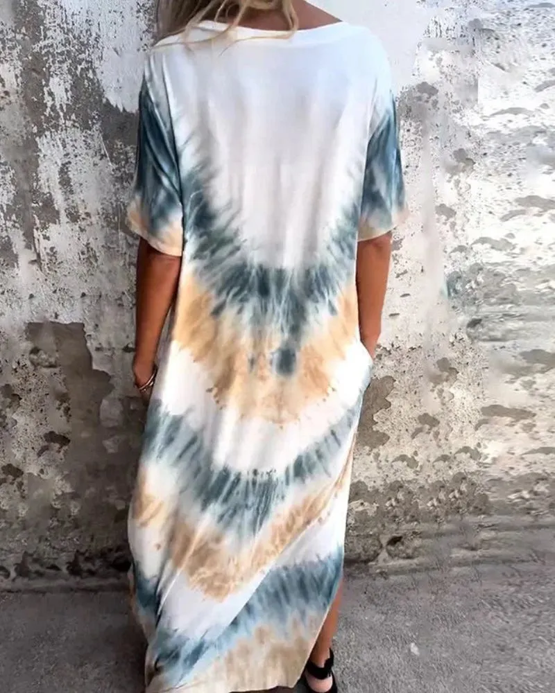 Tyla - Tie Dye Bohemian Dress
