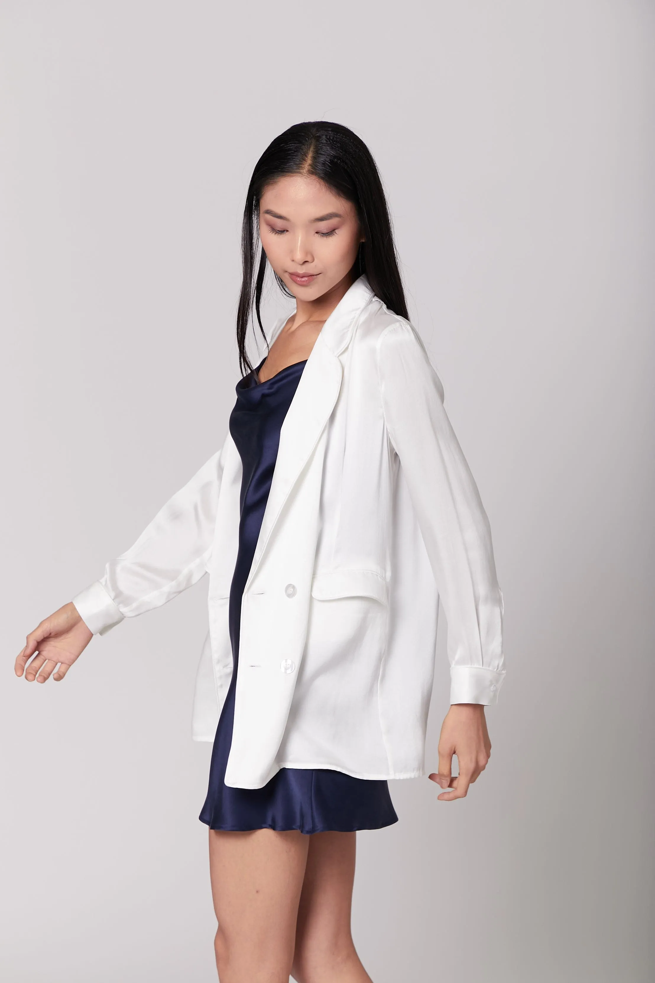 Ultra Light Weight Silk Blazer