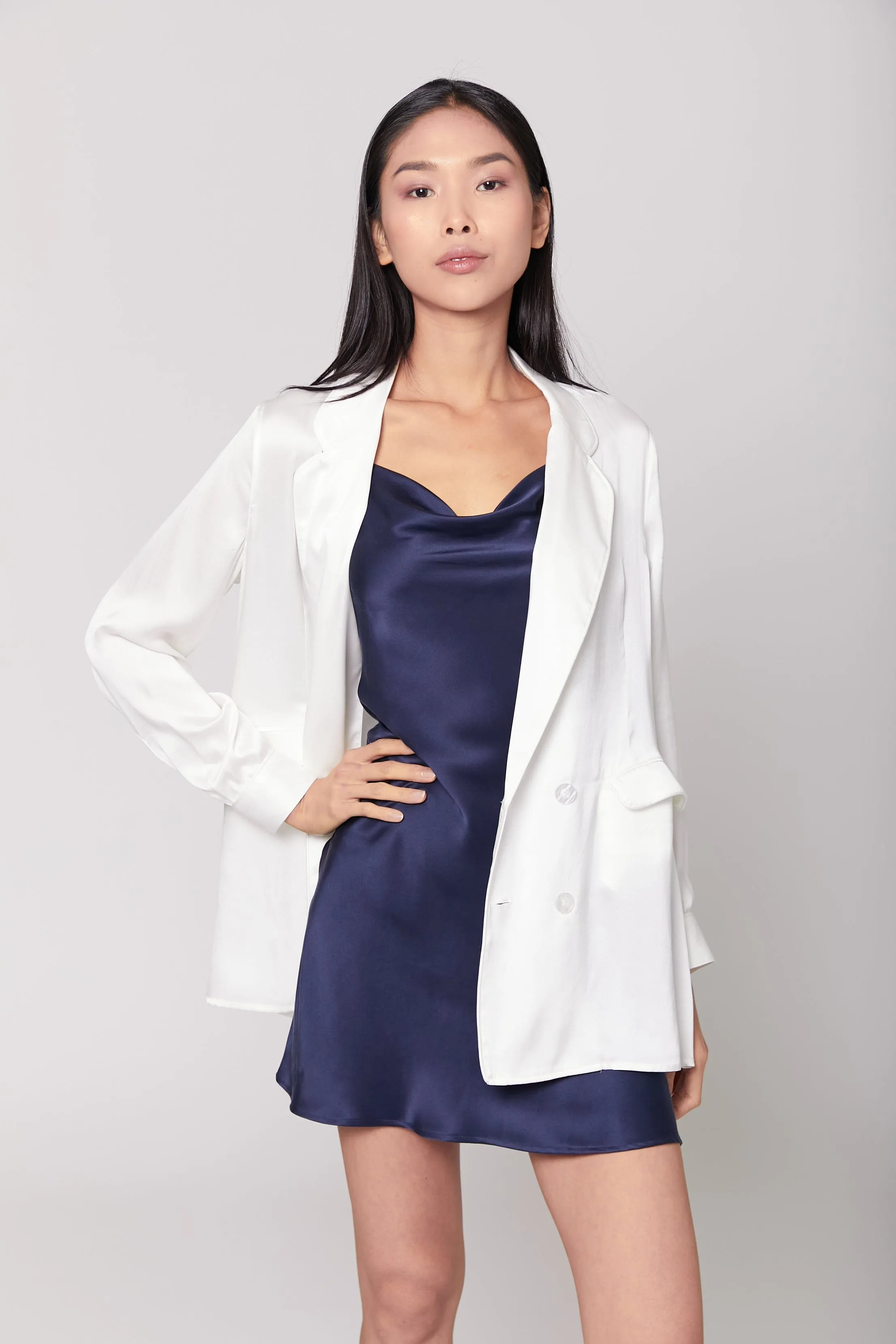 Ultra Light Weight Silk Blazer