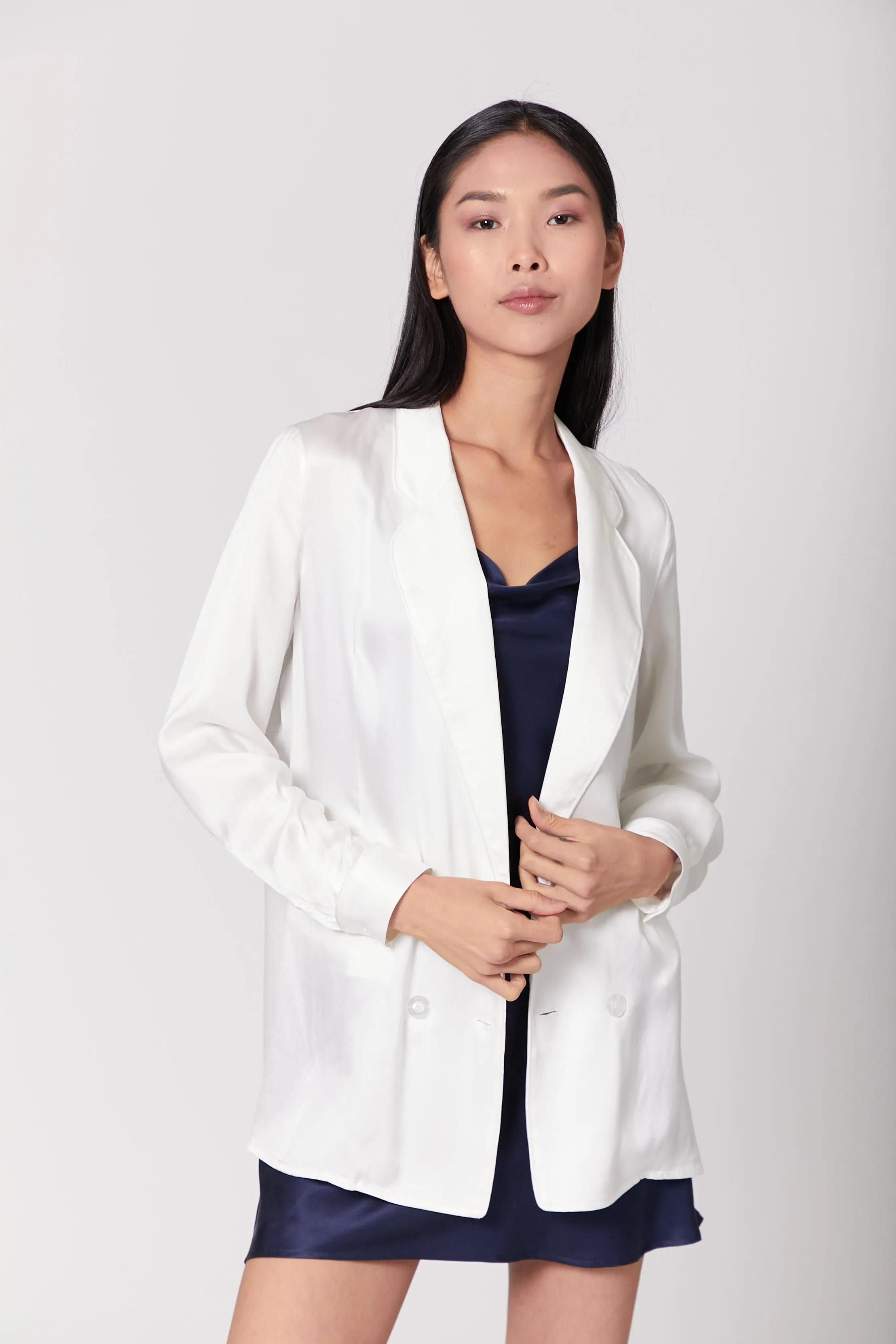 Ultra Light Weight Silk Blazer