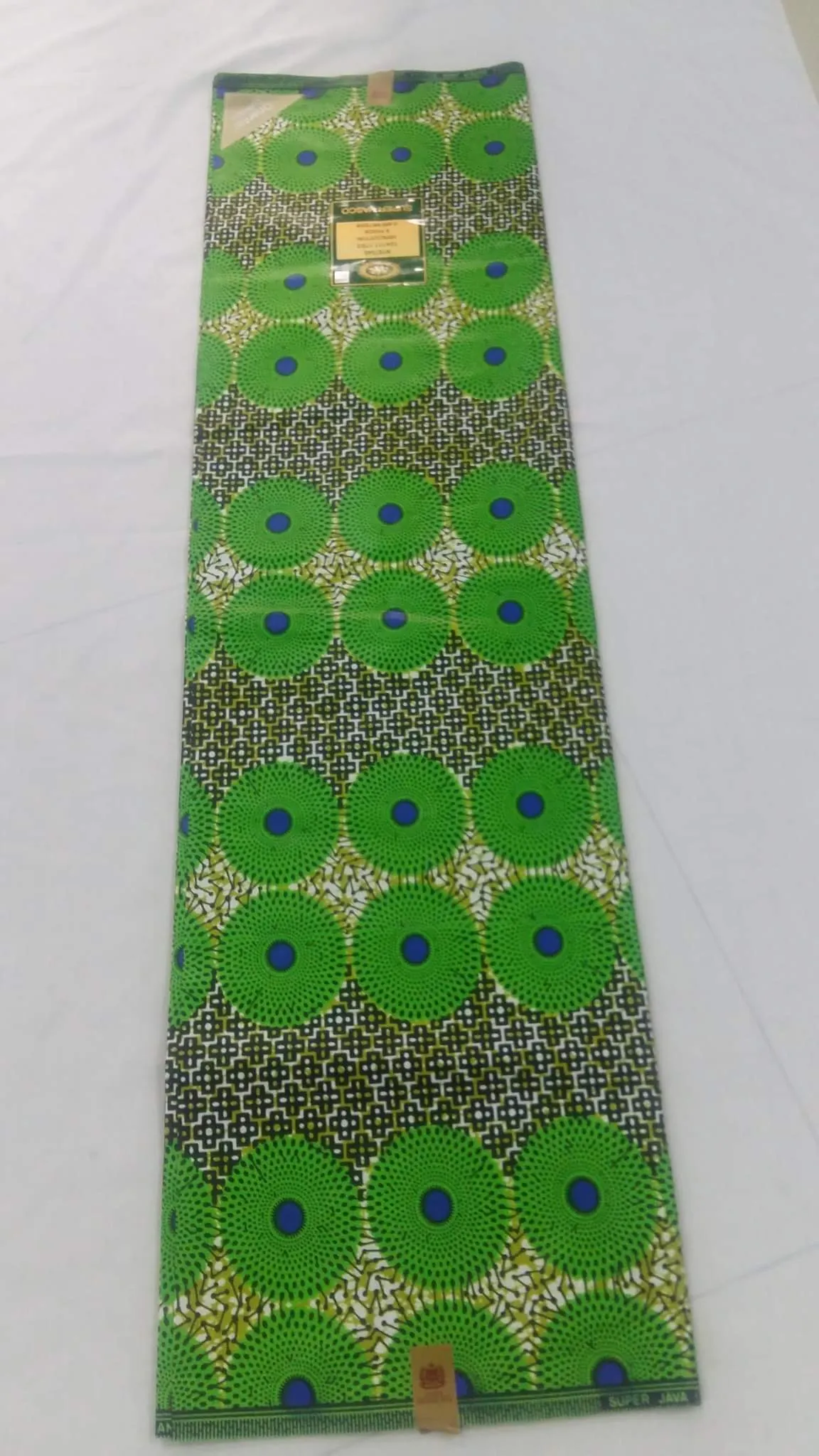 Unique Design Combination Original Fabrics - Paste Green Color