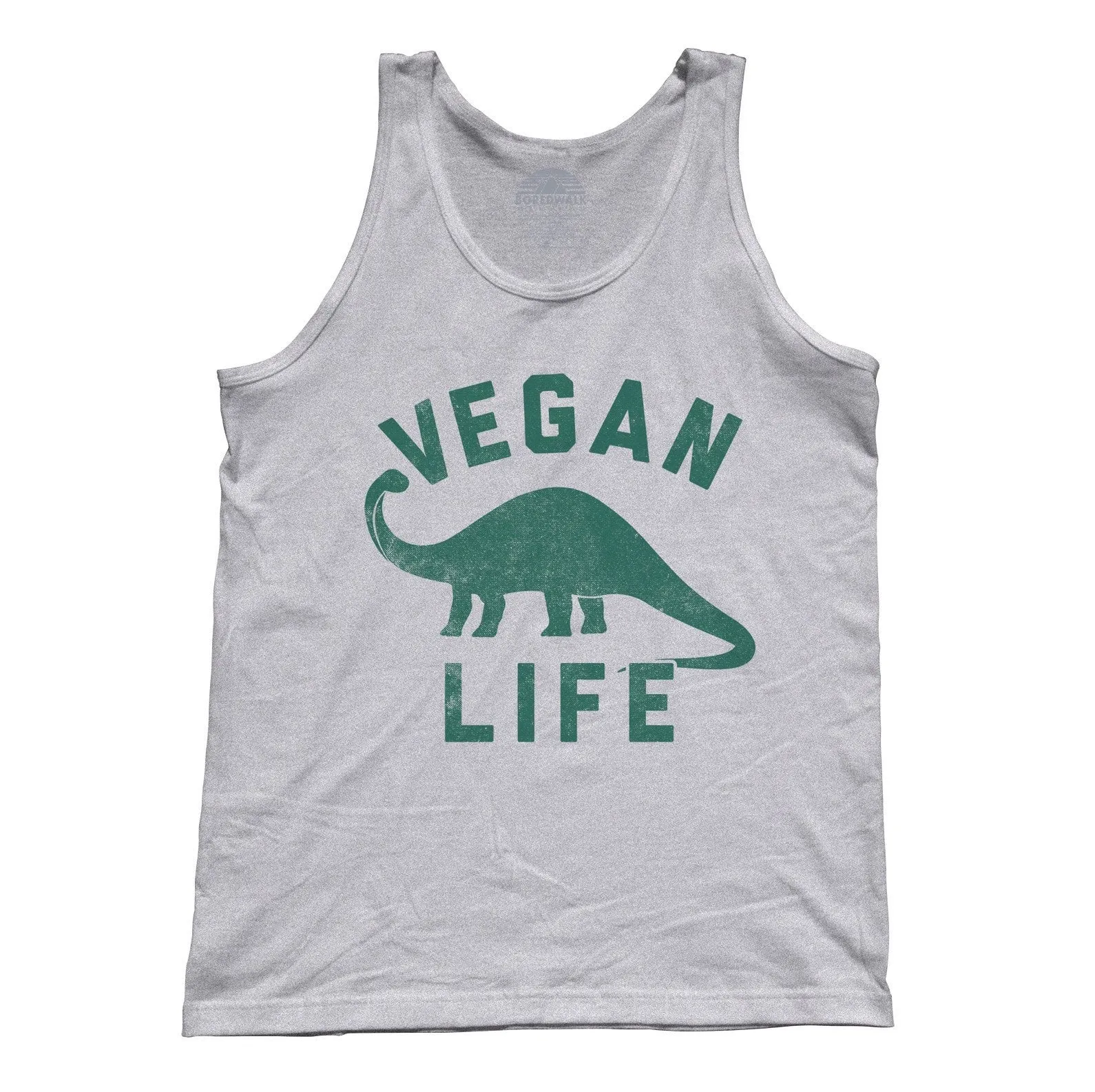 Unisex Brontosaurus Vegan Life Tank Top - Funny Vegan Shirt