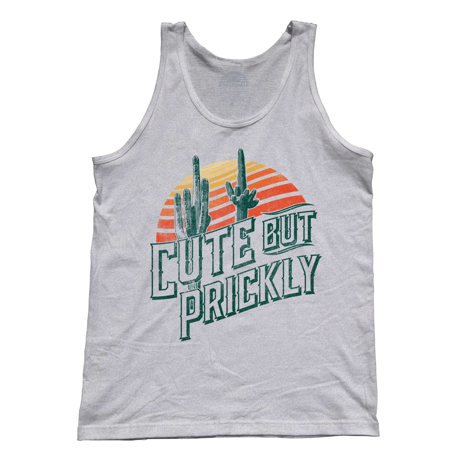 Unisex Cute But Prickly Tank Top - Cactus Shirt