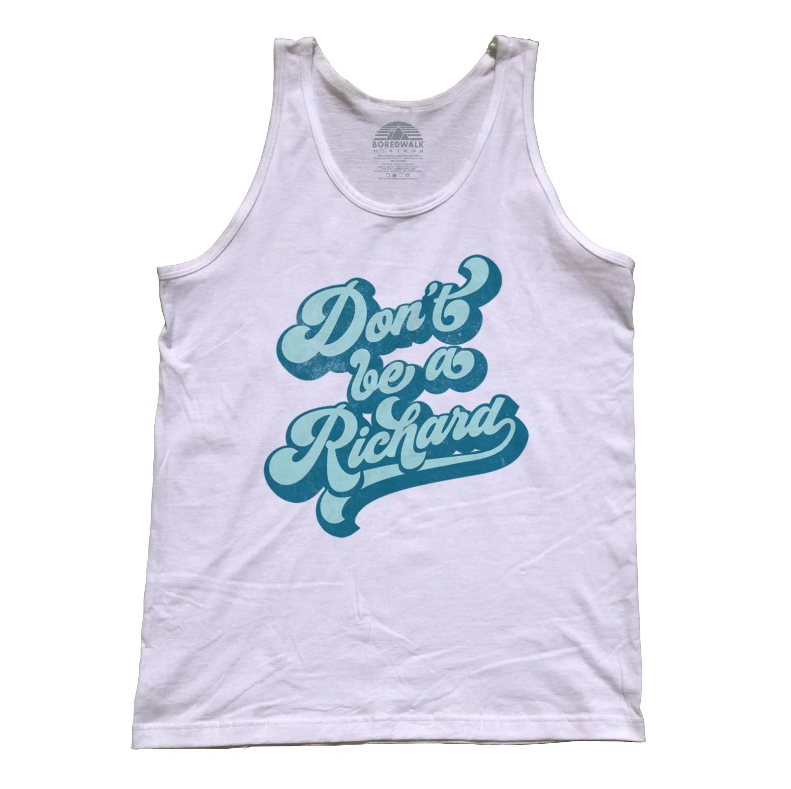 Unisex Don't Be a Richard Tank Top