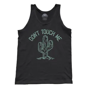Unisex Don't Touch Me Cactus Tank Top