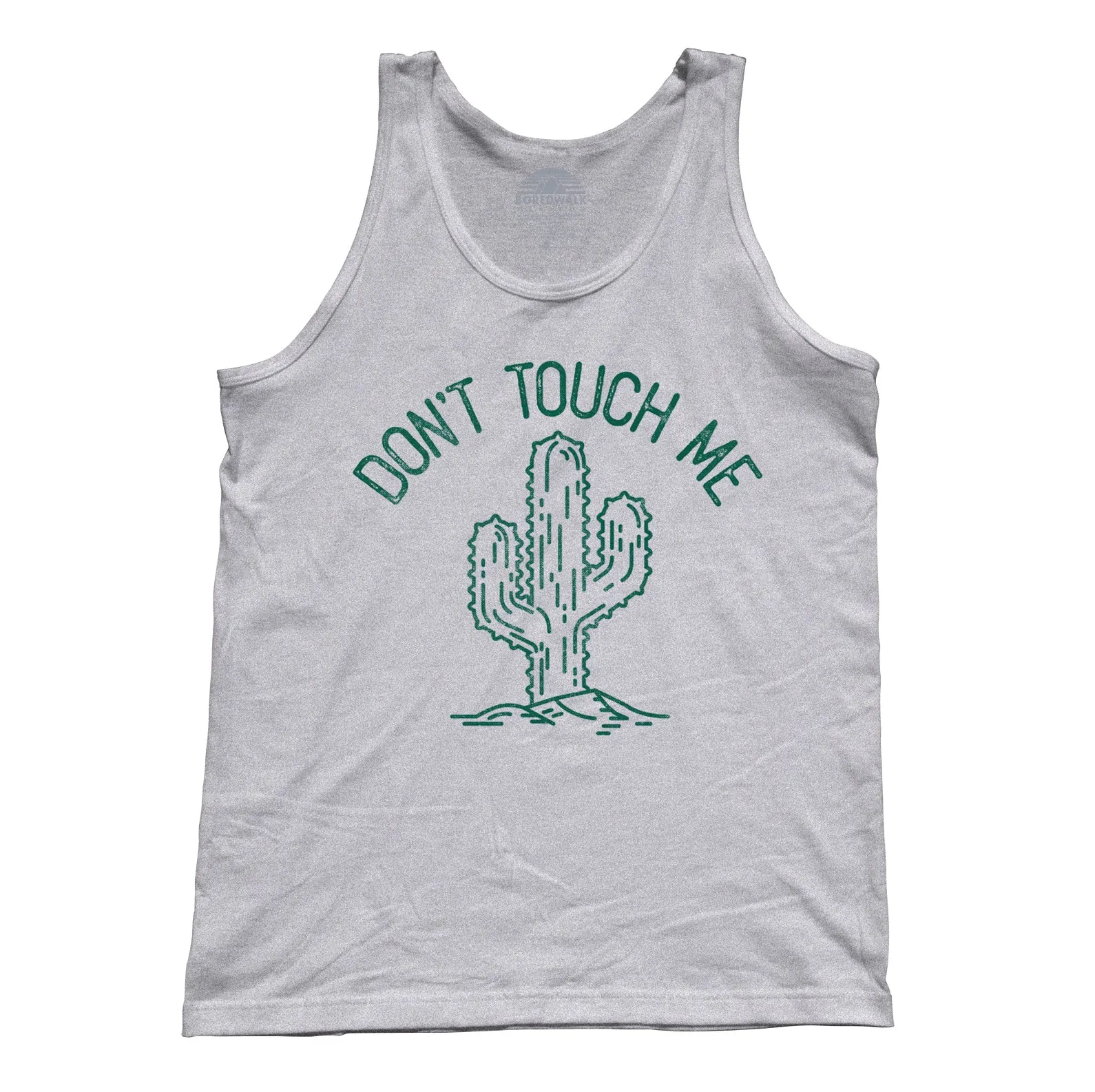 Unisex Don't Touch Me Cactus Tank Top