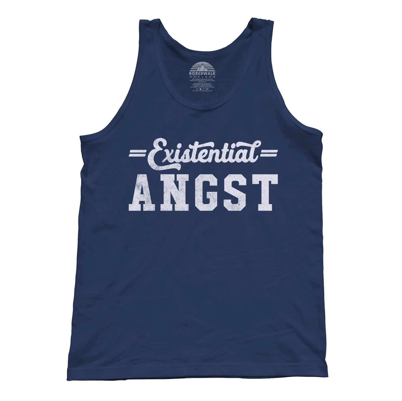 Unisex Existential Angst Tank Top - Funny Existentialism Shirt