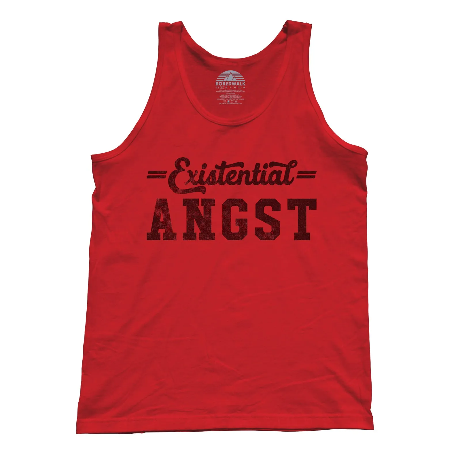 Unisex Existential Angst Tank Top - Funny Existentialism Shirt