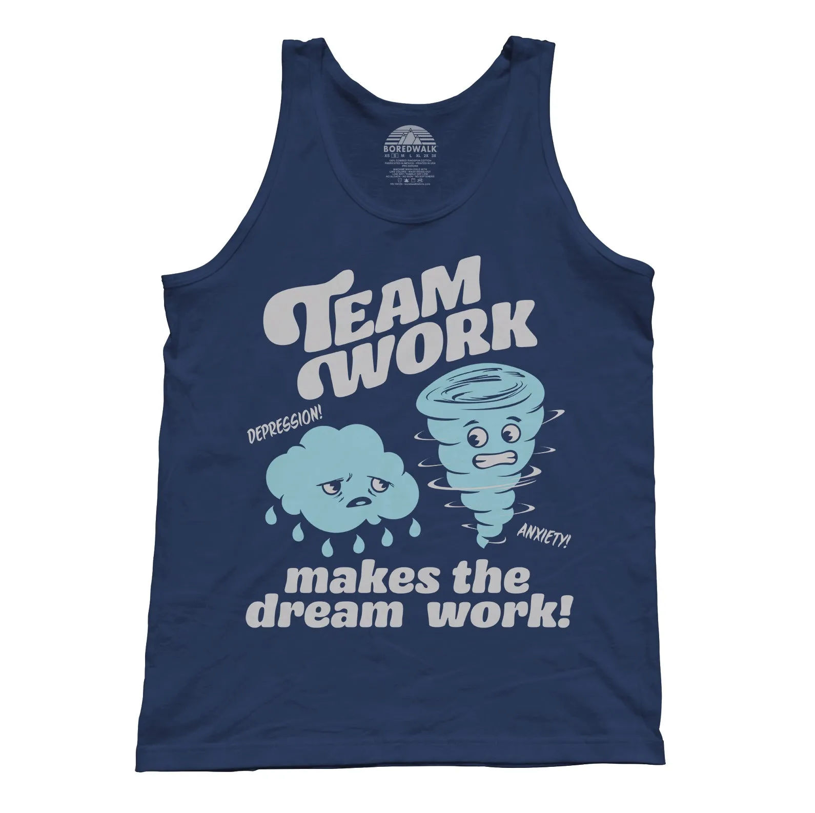 Unisex Team Work Makes the Dream Work Tank Top