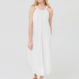 Velvet - Reese dress in White